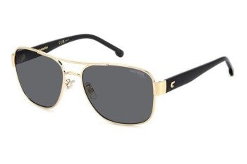 Solbriller Carrera CARRERA3042/S RHL/M9 Polarized Rektangulær Guld