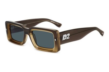 Слънчеви очила Dsquared2 D20142/S 9EN/KU Правоъгълни Кафява