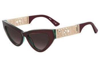 Ochelari de soare Moschino MOS170/S B17/HA Cat Eye Roșii