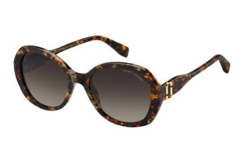 Okulary przeciwsłoneczne Marc Jacobs MARC763/S 0UC/HA Owalne Havana