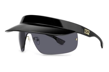 Okulary przeciwsłoneczne Dsquared2 D20139/S 807/IR Pojedyncze | Shield Czarne