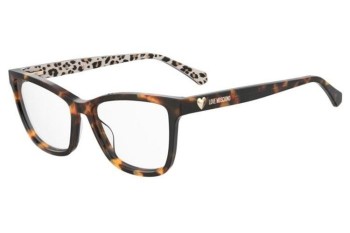 Okulary korekcyjne Love Moschino MOL632 H7P Prostokątne Havana