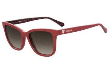 Ochelari de soare Love Moschino MOL078/S 0HZ/HA Cat Eye Roșii