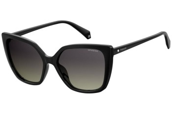 Okulary przeciwsłoneczne Polaroid PLD4065/S 807/WJ Polarized Kocie oczy Czarne