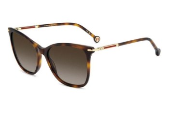 Ochelari de soare Carolina Herrera HER0268/S 086/HA Dreptunghiulari Havana