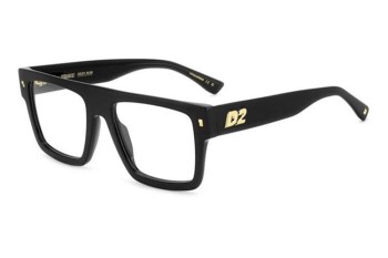 Okulary korekcyjne Dsquared2 D20147 807 Flat Top Czarne