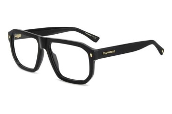 Okulary korekcyjne Dsquared2 D20146 807 Prostokątne Czarne