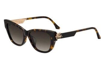 Okulary przeciwsłoneczne Etro ETRO0063/F/S 086/86 Prostokątne Havana