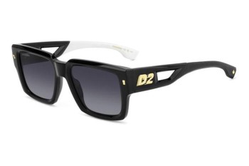 Sunčane naočale Dsquared2 D20143/S 807/9O Pravokutan Crni