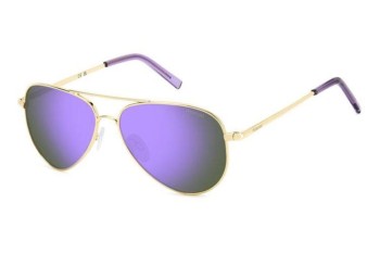 Ochelari de soare Polaroid Junior PLD8015/N HZJ/MF Polarized Pilot Aurii