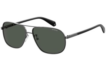 Слънчеви очила Polaroid PLD2074/S/X KJ1/M9 Polarized Пилотни Сребърна