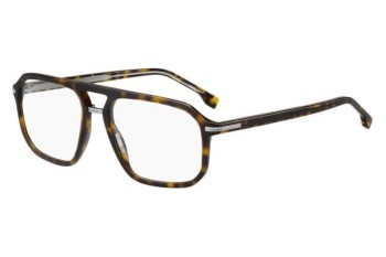 Okulary korekcyjne BOSS BOSS1728 086 Prostokątne Havana Okulary korekcyjne BOSS BOSS1728 086 Prostokątne Havana