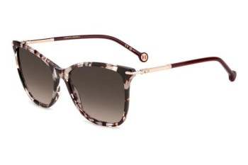 Ochelari de soare Carolina Herrera HER0268/S 0A0/HA Dreptunghiulari Havana