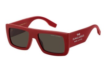 Okulary przeciwsłoneczne Marc Jacobs MARC775/S C9A/70 Prostokątne Czerwone