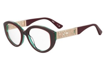 Okulary korekcyjne Moschino MOS640 B17 Owalne Czerwone