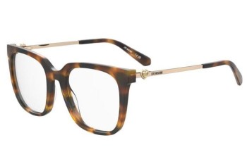 Okulary korekcyjne Love Moschino MOL643 05L Kwadratowe Havana