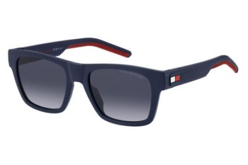 Okulary przeciwsłoneczne Tommy Hilfiger TH1975/S FLL/9O Kwadratowe Niebieskie Okulary przeciwsłoneczne Tommy Hilfiger TH1975/S FLL/9O Kwadratowe Niebieskie