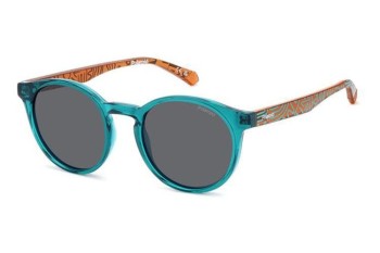 Ochelari de soare Polaroid Junior PLD8061/S TCF/M9 Polarized Rotunzi Verzi