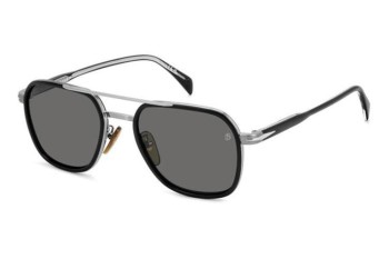 Слънчеви очила David Beckham DB1161/S 284/M9 Polarized Правоъгълни Сребърна