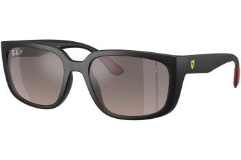 Zonnebril Ray-Ban RB4443M F6025J Polarized Vierkant Zwart