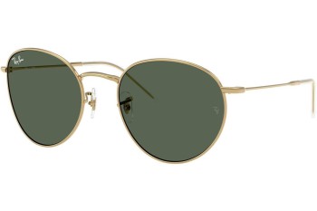 Okulary przeciwsłoneczne Ray-Ban RBR0103S 001/VR Okrągłe Złote