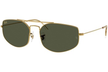 Okulary przeciwsłoneczne Ray-Ban RB3845 919631 Prostokątne Złote