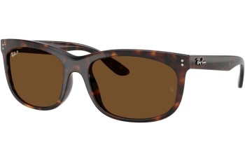 Aurinkolasit Ray-Ban RB2389 902/57 Polarized Suorakulmainen Havana