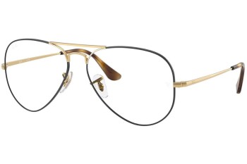 Silmälasit Ray-Ban Aviator RX6489 3177 Pilotti Kulta