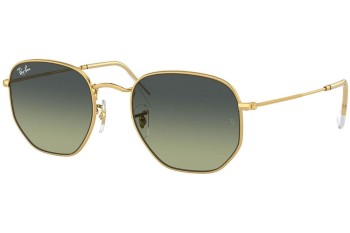 Okulary przeciwsłoneczne Ray-Ban Hexagonal RB3548 001/BH Pilotki (Aviator) Złote