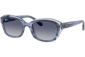 Слънчеви очила Ray-Ban Junior RJ9081S 71764L Правоъгълни Синя