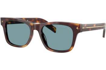 Zonnebril Prada PRA17S 15W04D Polarized Rechthoekige Havana