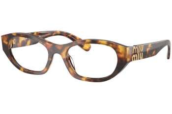 Okulary korekcyjne Miu Miu MU03WV 14L1O1 Prostokątne Havana Okulary korekcyjne Miu Miu MU03WV 14L1O1 Prostokątne Havana