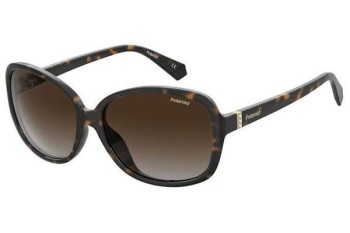 Solbriller Polaroid PLD4098/S 086/LA Polarized Rund Havana