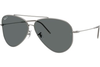 Solbriller Ray-Ban Aviator Reverse RBR0101S 004/81 Polarized Pilot Sølv