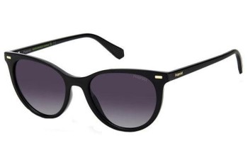 Okulary przeciwsłoneczne Polaroid PLD4107/S 807/WJ Polarized Kocie oczy Czarne