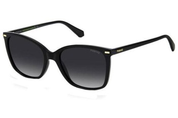 Okulary przeciwsłoneczne Polaroid PLD4108/S 807/WJ Polarized Kocie oczy Czarne