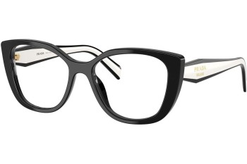 Briller Prada PRB04V 16K1O1 Cat Eye Sort