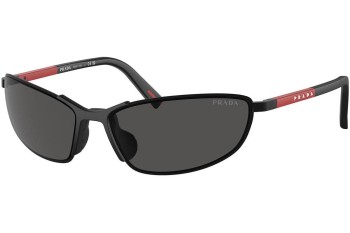 Okulary przeciwsłoneczne Prada Linea Rossa PS55ZS 1BO06F Owalne Czarne