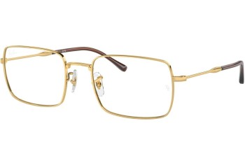 Silmälasit Ray-Ban RX6520 2500 Suorakulmainen Kulta