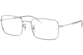 Silmälasit Ray-Ban RX6520 2501 Suorakulmainen Hopea