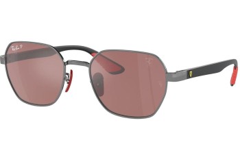 Okulary przeciwsłoneczne Ray-Ban RB3794M F001H2 Polarized Prostokątne Szare