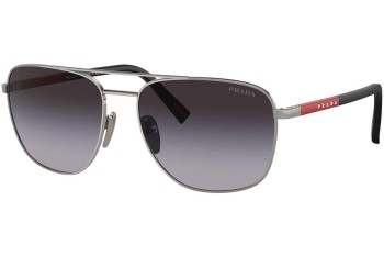 Ochelari de soare Prada Linea Rossa PS54ZS 5AV09U Ovali Gri