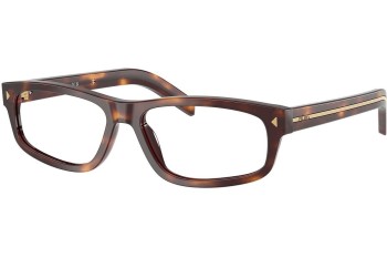 Okulary korekcyjne Prada PRB02V 15W1O1 Prostokątne Havana