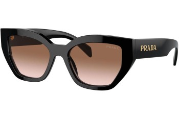 Ochelari de soare Prada PRA09S 1AB0A6 Cat Eye Negri