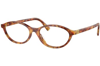 Okulary korekcyjne Miu Miu MU09XV 4BW1O1 Owalne Havana Okulary korekcyjne Miu Miu MU09XV 4BW1O1 Owalne Havana
