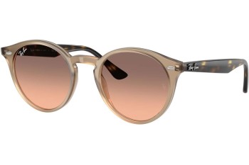 Okulary przeciwsłoneczne Ray-Ban RB2180F 678846 Okrągłe Brązowe