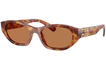Okulary przeciwsłoneczne Miu Miu MUA03S 10L10I Prostokątne Havana