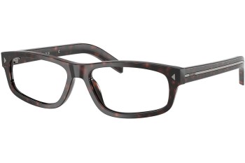 Okulary korekcyjne Prada PRB02V 17N1O1 Prostokątne Havana