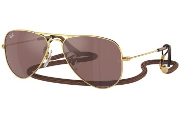 Aurinkolasit Ray-Ban Junior Aviator Junior RJ9506S 223/6G Pilotti Kulta