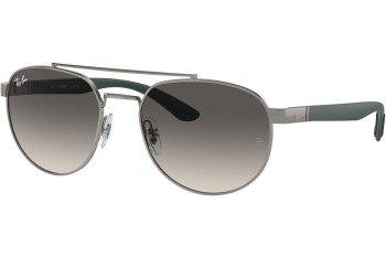 Okulary przeciwsłoneczne Ray-Ban RB3736 926911 Prostokątne Szare